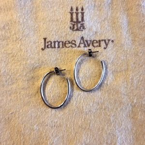 James Avery Oval Ear Hoops
